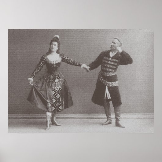 Julia en Felix Kschessinsky in de mazu Poster (Voorkant)