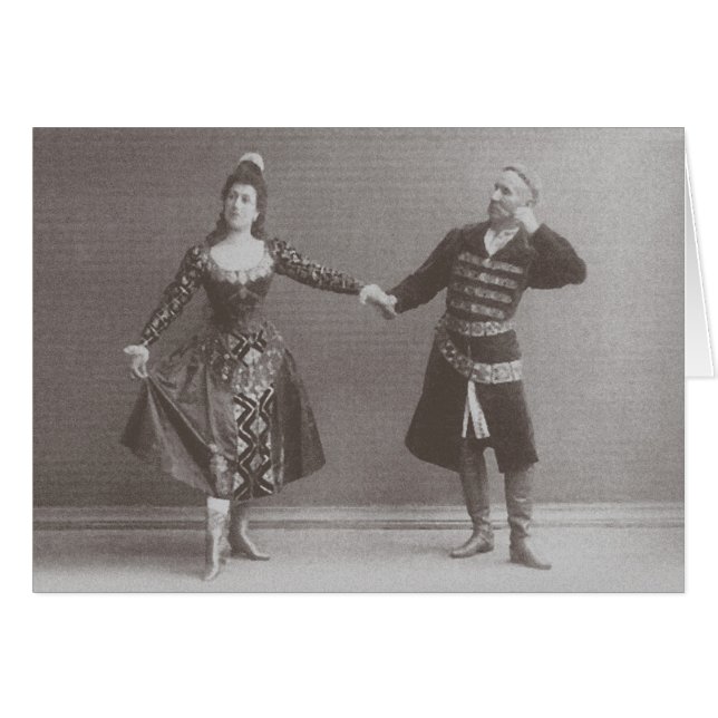 Julia et Felix Kschessinsky in the mazu (Devant horizontal)