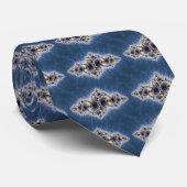 Julia in Blue - Fractal Art Stropdas (Opgerold)