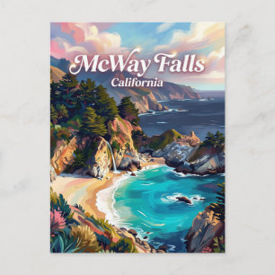 Julia Pfeiffer Burns Californië Briefkaart