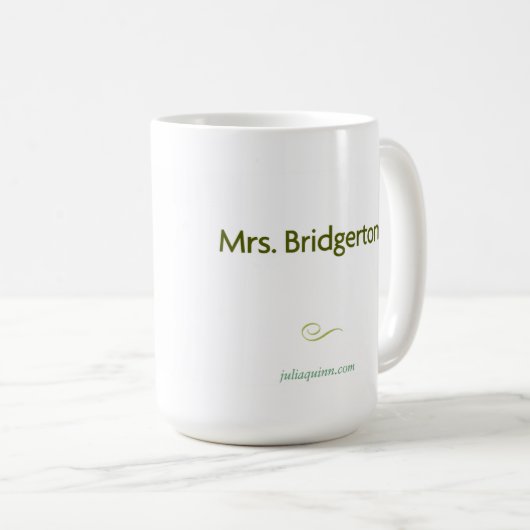 Julia Quinn "Mrs Bridgerton" Mok (Voorkant rechts)