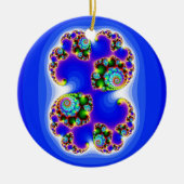 Julia Set Mandelbrot Set Fractal Geometry Keramisch Ornament (Voorkant)