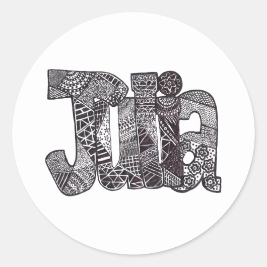 Julia Sticker (Voorkant)
