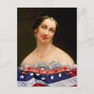 Julia Tyler, First Lady of the U.S. Briefkaart