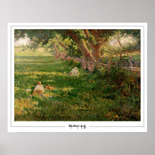 Julian Onderdonk Zedign affiche d'art #14 (Devant)
