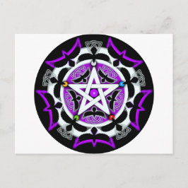 Julia's Crow Pentacle Briefkaart