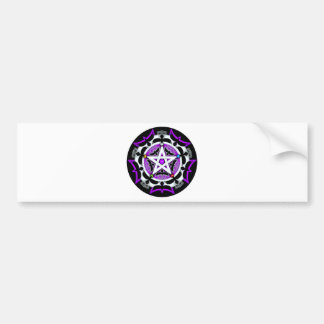 Julia's Crow Pentacle Bumpersticker