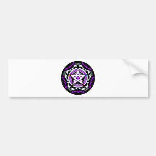 Julia's Kraai Pentagram Bumpersticker