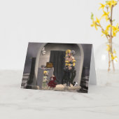 "Julia's Puppet Theatre" - Carte de voeux (Fleur jaune)