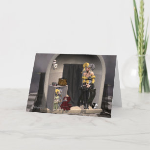 "Julia's Puppet Theatre" - Carte de voeux