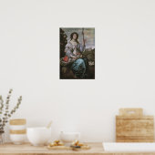 Julie d'Angennes als Astree Poster (Keuken)