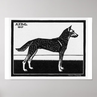 Julie de Graag Hond Poster