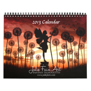 Julie Fain Fantasy Silhouettes Art Calendar Kalender