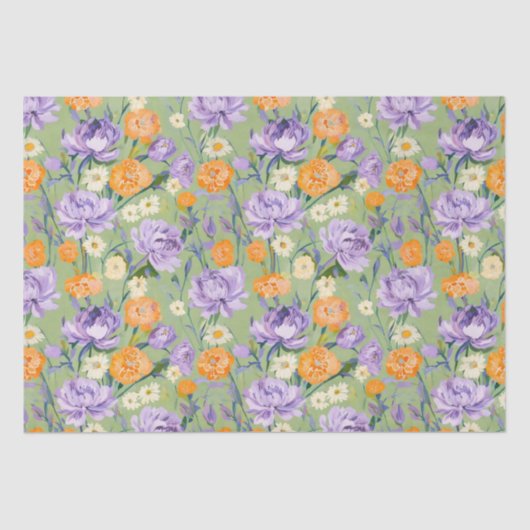 Julie Floral Tissuepapier (Voorkant)