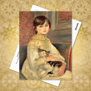 Julie Manet Cat Pierre-Auguste Renoir Briefkaart