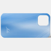 Julie - Uw Naam Sjabloon, Mooie Blauwe Tinten Case-Mate iPhone Case (Achterkant (horizontaal))