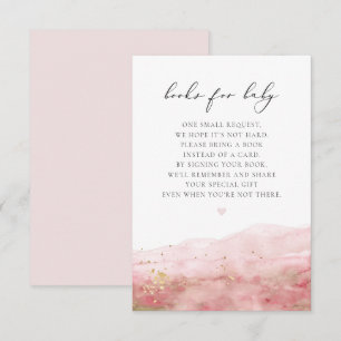 JULIEN Blush Dusty Roos Gold Books voor Baby Kaart