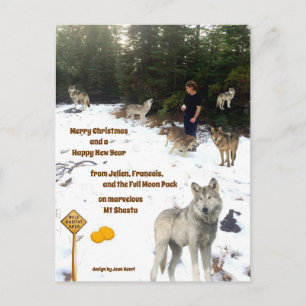 Julien, Francois en het Full Moon Pack Briefkaart