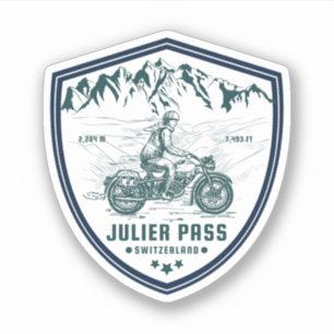 Julierpas zwitserse-alpen motorfietstocht sticker
