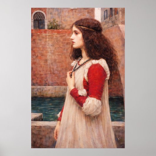 Juliet by John William Waterhouse Poster (Voorkant)