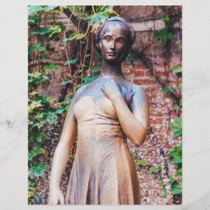 Juliet standbeeld, Verona, Italië Flyer