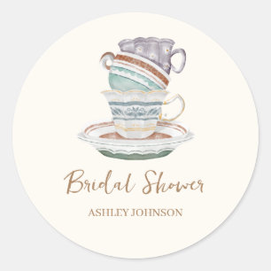 JULIET Theeset Feest Bruidscadeau Ronde Sticker