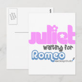 Juliet Waiting for Romeo Briefkaart (Voorkant / Achterkant)
