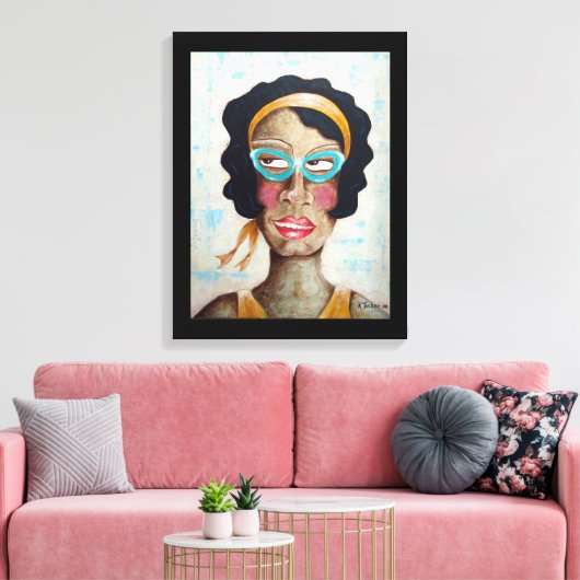 Juliet Wrapped Canvas Print (Insitu (Woonkamer))