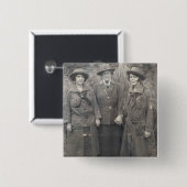 Juliette Gordon Low Vierkante Button 5,1 Cm (Voorkant /achterkant)