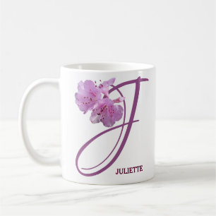 Juliette naam roze bloemenboho Koffiemok