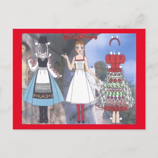 Juliska de Hongrie papier carte postale (Devant)