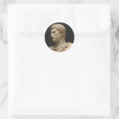 Julius Caesar afbeelding afbeelding Ronde Sticker (Tas)