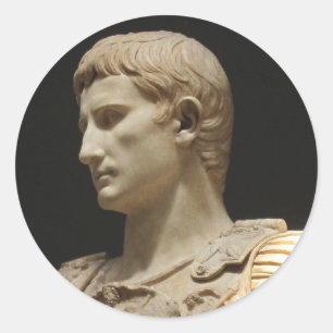 Julius Caesar afbeelding afbeelding Ronde Sticker
