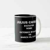 Julius Caesar Coffee Mok (Voorkant rechts)