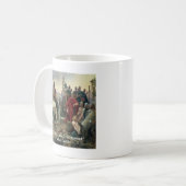 Julius Caesar dat ik zag dat ik veroverd was Koffiemok (Voorkant links)