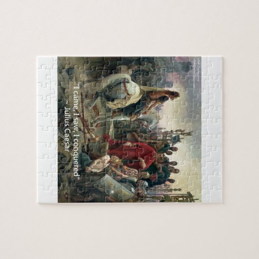 Julius Caesar dat ik zag dat ik veroverd was Legpuzzel (Horizontaal)