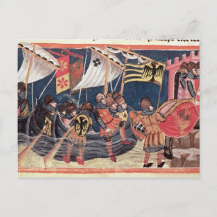 Julius Caesar landing in Engeland Briefkaart