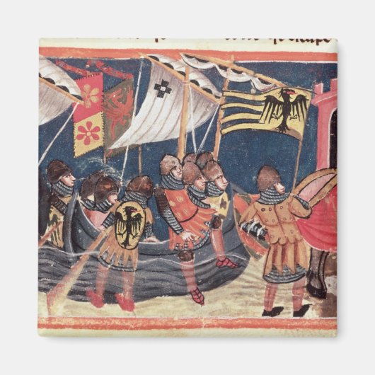 Julius Caesar landing in Engeland Magneet (Voorkant)