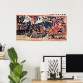 Julius Caesar landing in Engeland Poster (Thuiskantoor)