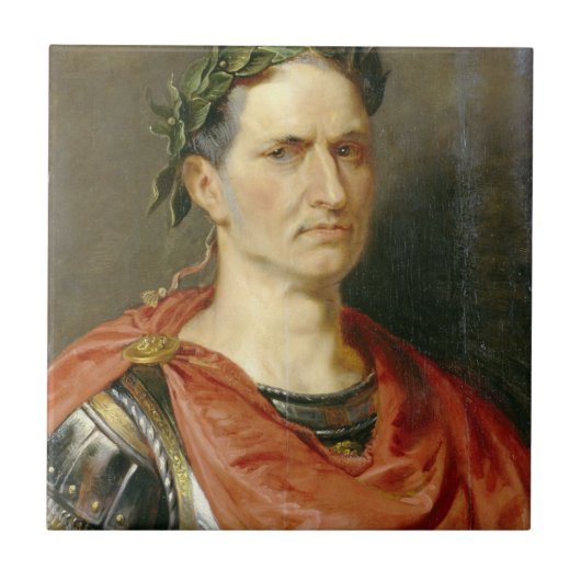 Julius Caesar Portrait Tegeltje (Voorkant)