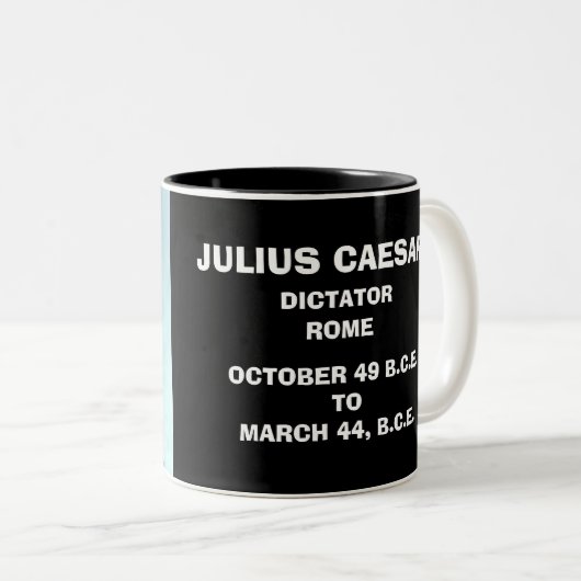 Julius César Mug café (Devant droit)