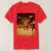 Julius Erving ontwerp van basketbal 2 T-shirt (Design voorkant)