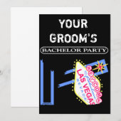 JULLIE AFZONDERIJDS PARTY VOOR DE BRUIDEGOM KAART (Voorkant / Achterkant)