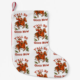 Jullie gaan nu goed Santa Cowboy Kerstmis Xmas Wes Kleine Kerstsok