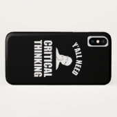 Jullie hebben allemaal behoefte aan kritisch denke Case-Mate iPhone case (Achterkant (horizontaal))