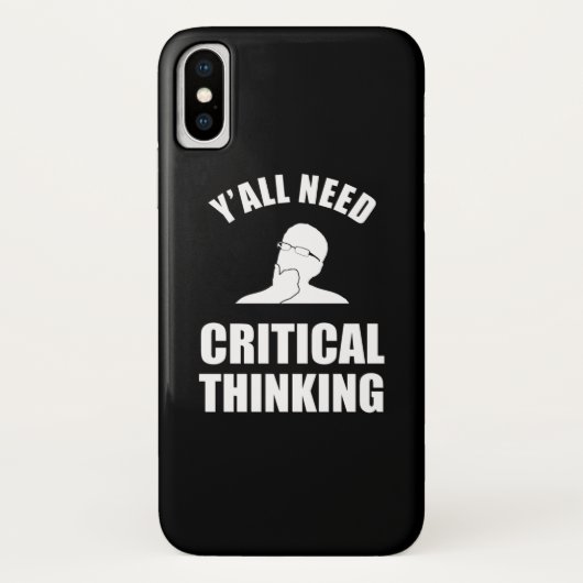 Jullie hebben allemaal behoefte aan kritisch denke Case-Mate iPhone case (Achterkant)