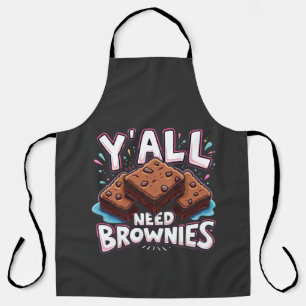 Jullie Hebben Brownies Chocoladetaart Zoete Desser Schort