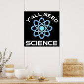 Jullie hebben wetenschap nodig poster (Keuken)