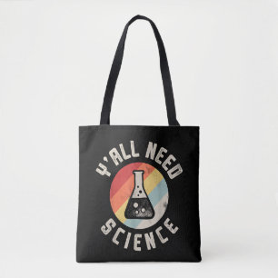 Jullie hebben wetenschap nodig scheikunde biologie draagtas