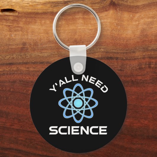Jullie hebben wetenschap nodig sleutelhanger (Achterkant)